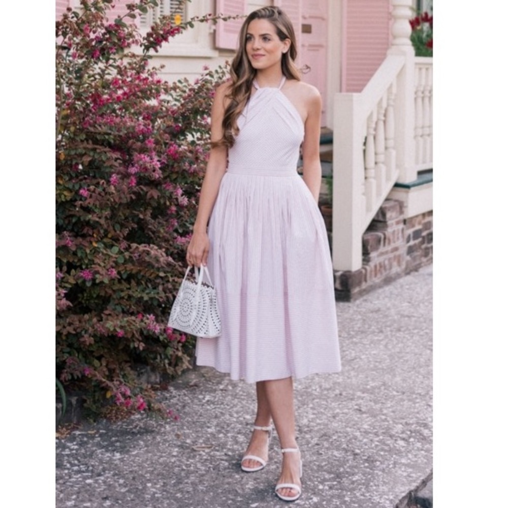 Gal Meets Glam Claire Striped Dress